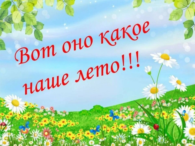Вот оно какое наше лето... Вот оно какое наше лето.